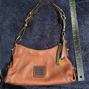 DOONEY & BOURKE Small Leather Mini Hobo Bag